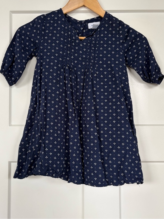 Other - Girls Blue Dress w/White Pattern  By: Old Navy Size 5T